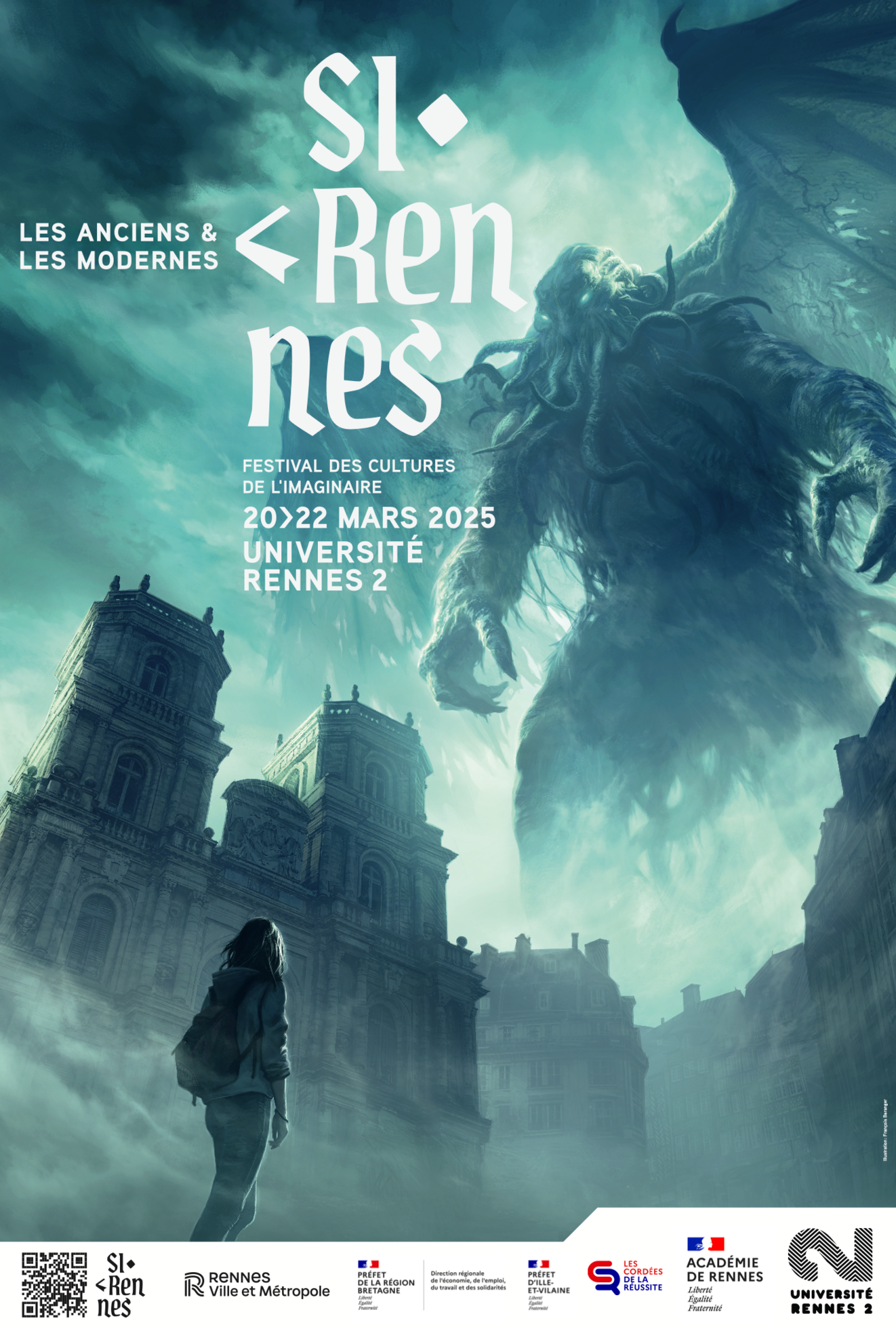 Le festival Sirennes approche à grands pas ! Il vient de dévoiler son affiche, sa marraine et son parrain !